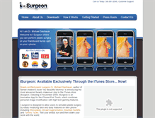 Tablet Screenshot of isurgeongame.com